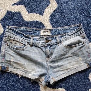 VS PINK jean shorts